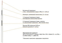 Кабель ULAN коаксиальный, RG-6, внутренний, белый, 305м