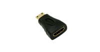 Переходник гнездо HDMI-штекер MiniHDMI Netlan v2.0, черный