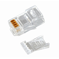 Коннектор RJ-45 8P8C CAT6 (со вставкой) REXANT