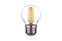 Лампа светодиодная нитевидная прозрачная груша А60 9Вт 2700К Е27 Фарлайт