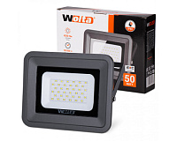 Светодиодный прожектор WFL-50W/06, 5500К, 50Вт, SMD, IP65 WOLTA